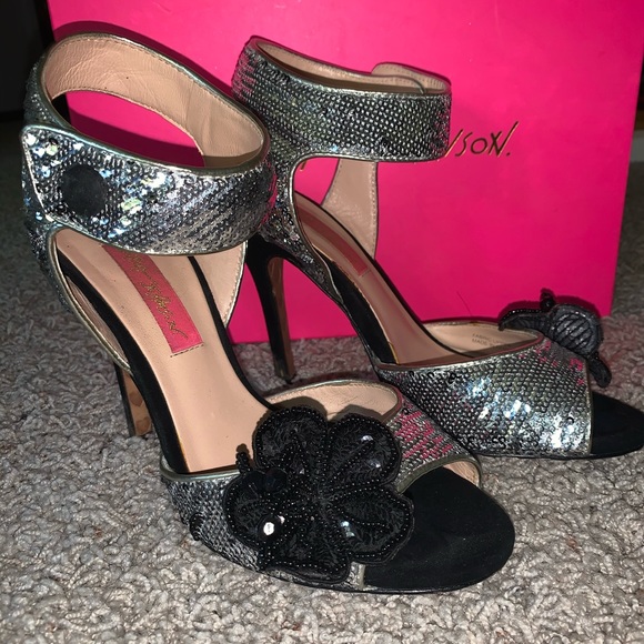 Betsey Johnson Sequin Heels - Picture 2 of 5